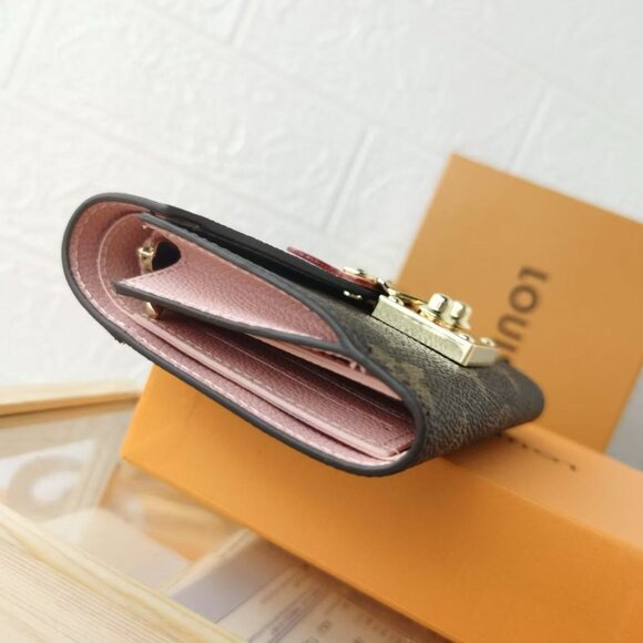Louis Vuitton Pink and Brown Monogram Wallet - Picture 4 of 8